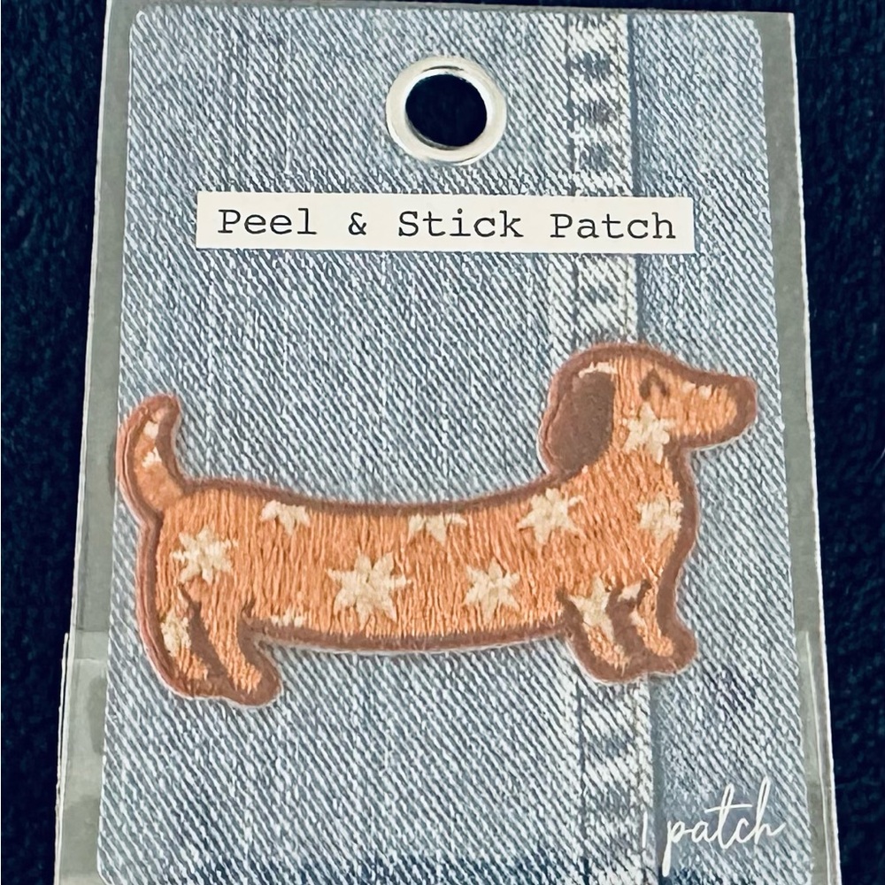 Dachshund 3” Peel & Stick Patch Sticker Doxie Dog